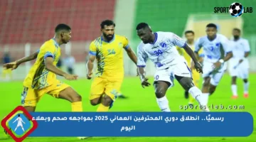 رسميًا.. انطلاق دوري المحترفين العماني 2025 بمواجهة صحم وبهلاء اليوم